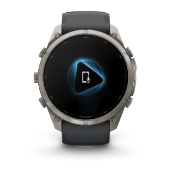Спортивний годинник Garmin Fenix 9 Pro Amoled 51мм Titanium із сірим силіконовим ремінцем 010-04337-21 — фото 5