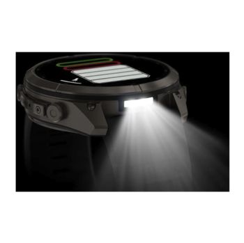 Спортивний годинник Garmin Fenix 9 Pro Amoled 51мм Titanium із сірим силіконовим ремінцем 010-04337-21 — фото 3