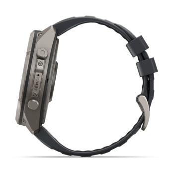 Спортивний годинник Garmin Fenix 9 Pro Amoled 51мм Titanium із сірим силіконовим ремінцем 010-04337-21 — фото 13