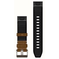 Фото Ремінець Garmin MARQ Gen 2 QuickFit 22мм Hybrid Leather Strap Tundra/Black 010-13225-07