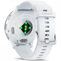Смарт-годинник Garmin Venu 3 Silver Stainless Steel Bezel with Whitestone Case and Silicone Band 010-02784-00