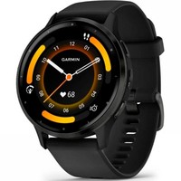 Фото Смарт-годинник Garmin Venu 3 Slate Stainless Steel Bezel with Black Case and Silicone Band 010-02784-01