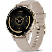 Фото Смарт-годинник Garmin Venu 3S Soft Gold Stainless Steel Bezel with French Gray Case and Silicone Band 010-02785-02