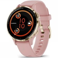 Фото Смарт-годинник Garmin Venu 3S Soft Gold Stainless Steel Bezel with Dust Rose Case and Silicone Band 010-02785-03