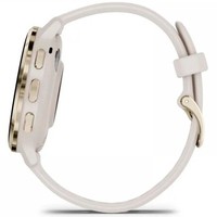 Смарт-годинник Garmin Venu 3S Soft Gold Stainless Steel Bezel with Ivory Case and Silicone Band 010-02785-04