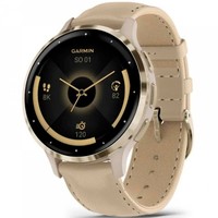 Фото Смарт-годинник Garmin Venu 3S Soft Gold Stainless Steel Bezel with Ivory Case and Silicone Band 010-02785-55