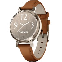 Смарт-годинник Garmin Lily 2 Classic Cream Gold with Tan Leather Band 010-02839-02