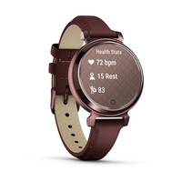 Фото Смарт-годинник Garmin Lily 2 Classic Dark Bronze with Mulberry Leather Band 010-02839-03