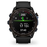 Фото Годинник-навігатор Garmin Descent Mk3i 51 мм Carbon Grey DLC Titanium with Black Silicone Band 010-02752-11