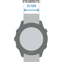 Фото Ремінець Garmin Venu 20mm Band Black/Slate Bands 010-12932-11