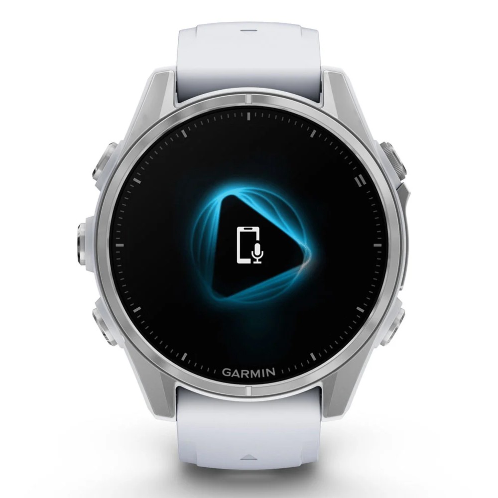 Смарт-годинник Garmin Fenix 8 Amoled 43 мм Silver with Whitestone Silicone Band 010-02903-00