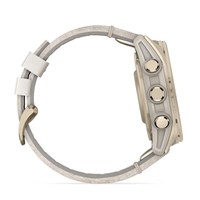 Смарт-годинник Garmin Fenix 8 Amoled 43 мм Sapphire Soft Gold with Limestone Leather Band 010-02903-40