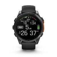 Смарт-годинник Garmin Fenix 8 Amoled 47 мм Slate Gray with Black Silicone Band 010-02904-00