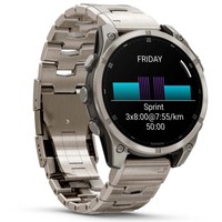 Фото Смарт-годинник Garmin Fenix 8 Amoled 47 мм Sapphire Titanium with Vented titanium bracelet 010-02904-40