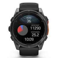 Смарт-годинник Garmin Fenix 8 Amoled 51 мм Slate Grey with Black Silicone Band 010-02905-00