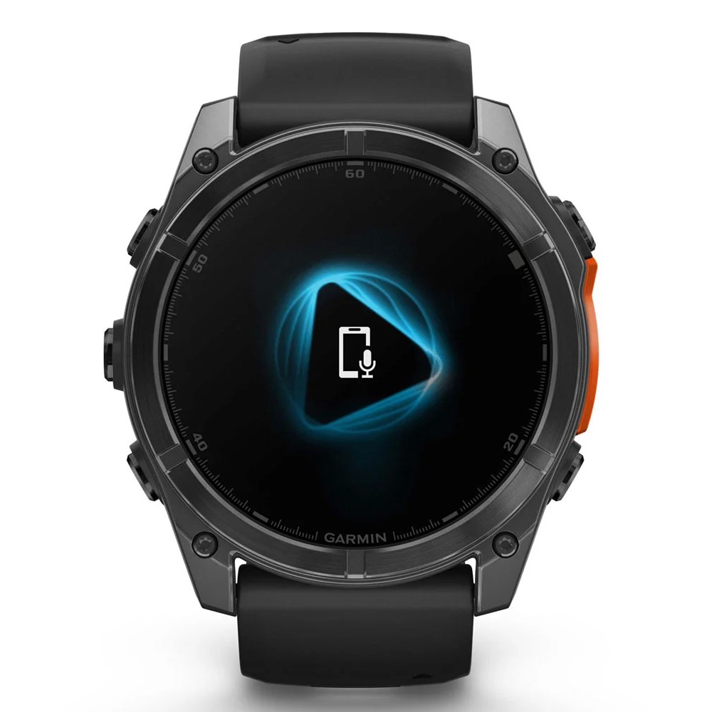 Смарт-годинник Garmin Fenix 8 Amoled 51 мм Slate Grey with Black Silicone Band 010-02905-00