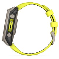 Смарт-годинник Garmin Fenix 8 Solar 47 мм Sapphire Titanium with Amp Yellow and Graphite Silicone Band 010-02906-21