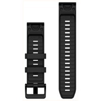 Фото Ремінець Garmin Fenix 8 solar 22mm Black Silicone 010-13392-02