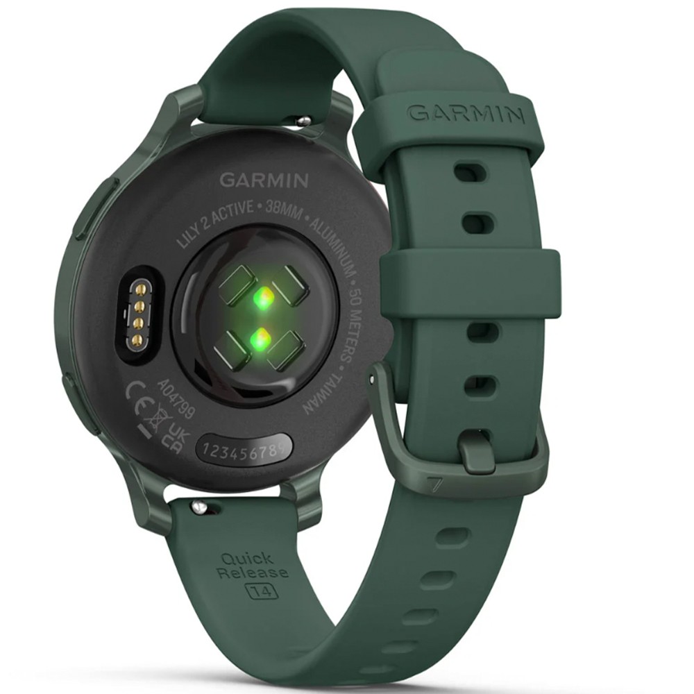 Смарт-годинник Garmin Lily 2 Active Jasper Green with Silicone Band 010-02891-02