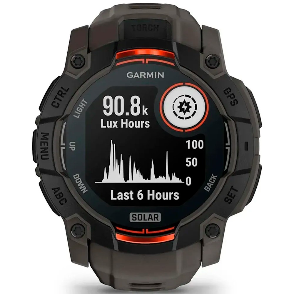 Смарт-годинник Garmin Instinct 3 Solar 50 мм Black 010-02935-00