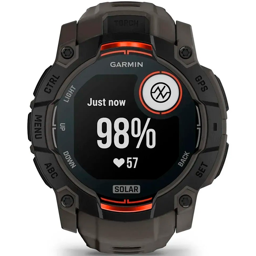 Смарт-годинник Garmin Instinct 3 Solar 50 мм Black 010-02935-00