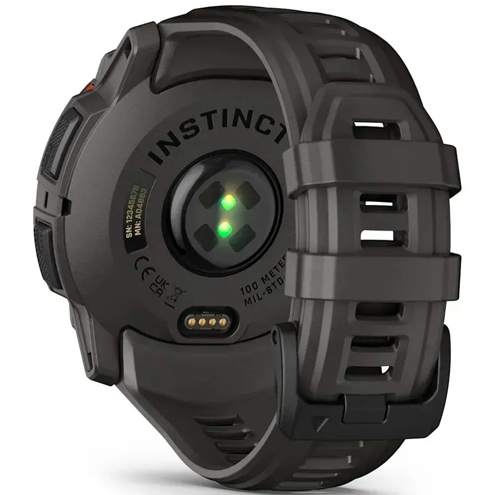 Смарт-годинник Garmin Instinct 3 Solar 50 мм Black 010-02935-00