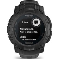 Фото Смарт-годинник Garmin Instinct 3 Solar Tactical Edition 45 мм Black 010-02934-50