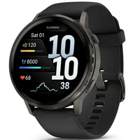 Фото Смарт-годинник Garmin Venu 4 45 mm Slate with Black Silicone Band 010-03014-00
