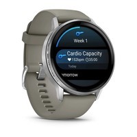 Фото Смарт-годинник Garmin Venu 4 45 mm Silver with Silver Gray Silicone Band 010-03014-01