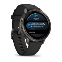 Фото Смарт-годинник Garmin Venu 4 41 mm Slate with Black Silicone Band 010-03013-02