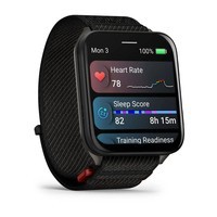 Фото Смарт-годинник Garmin Venu X1 Black with Slate Titanium Caseback and Black ComfortFit Nylon Band 010-02980-02