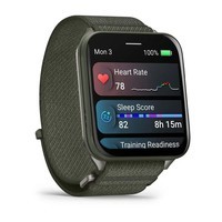 Фото Смарт-годинник Garmin Venu X1 Moss with Titanium Caseback and Moss ComfortFit Nylon Band 010-02980-03