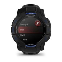 Фото Смарт-годинник Garmin Instinct 3 50 мм AMOLED Black Blue 010-03020-03