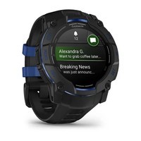 Фото Смарт-годинник Garmin Instinct 3 50 мм AMOLED Black Blue 010-03020-03
