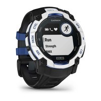 Фото Смарт-годинник Garmin Instinct 3 Solar 50 мм Whitestone with Black/Bolt Blue Band 010-02935-03
